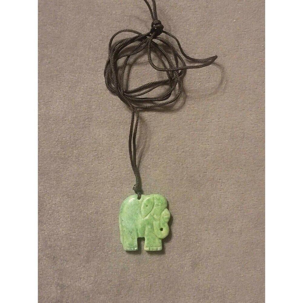 Jade Elephant Necklace